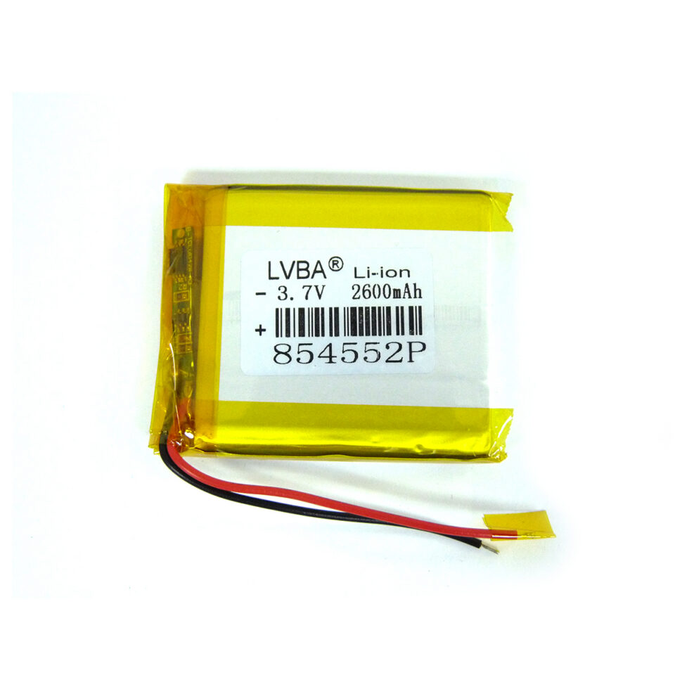 854552P 3.7V 2600mAh