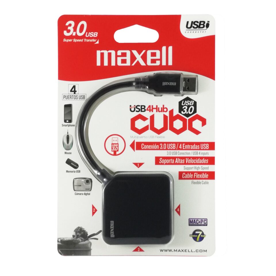 Maxell USB 2.0 4 Port Hub, photo 2