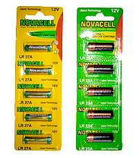 Novacell Car Alarm Battery 23A 27A 12V