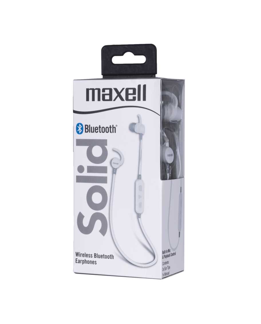 Maxell Wireless Solids Bluetooth EB-BT100 Carbon, photo 3