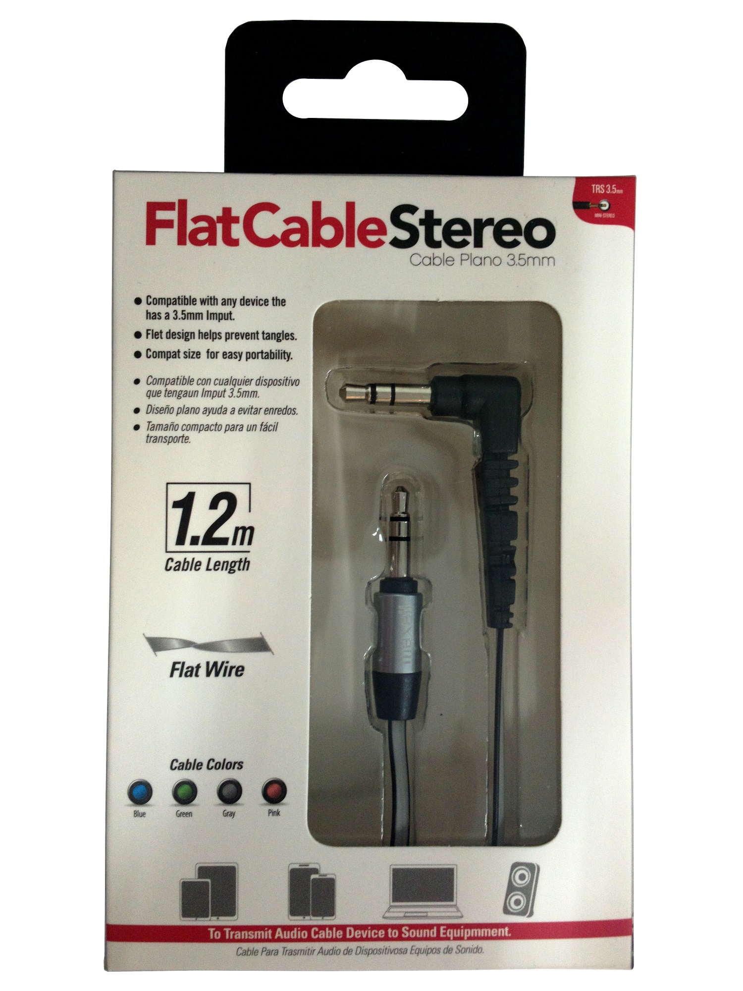 Maxell Flat Cable Stereo AUD-500