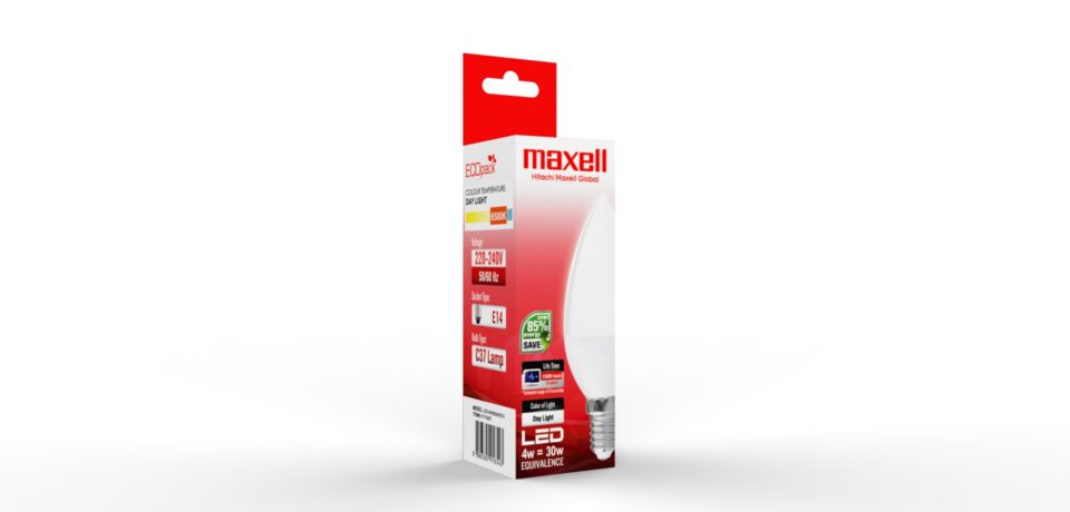 Maxell LED 9W E27 A60 3000K, photo 4