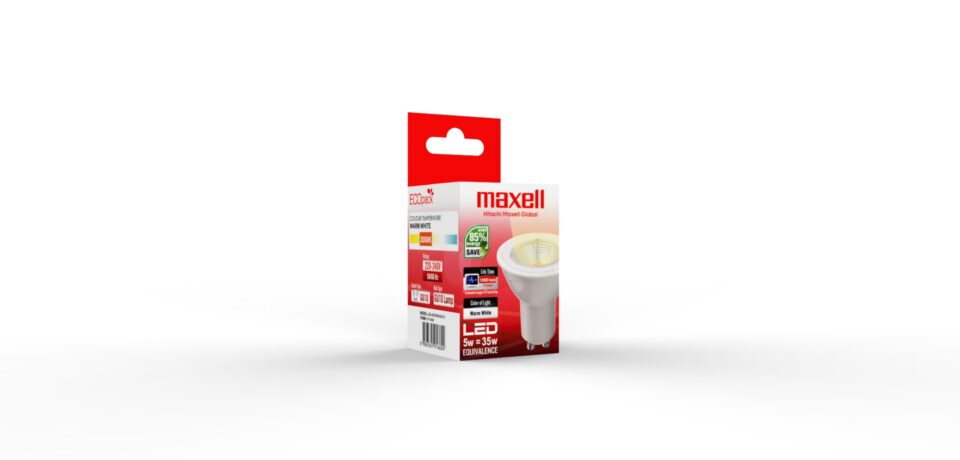 Maxell LED 9W E27 A60 3000K, photo 5