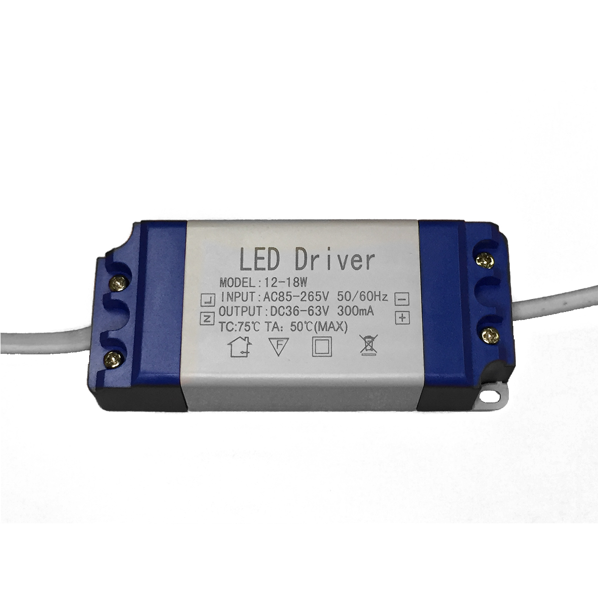 LED Driver 12-18W DC 36-63V 300mA