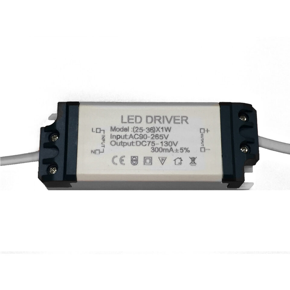 LED Driver 25-36W DC 75-130V 300mA