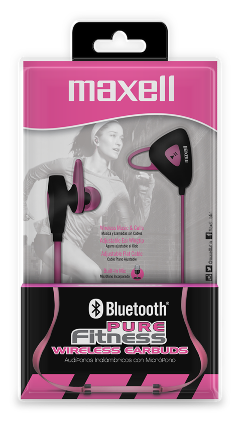 Maxell Pure Fitness Wireless Earphone BTS-500
