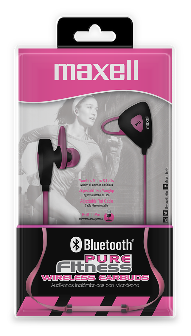 Maxell Pure Fitness Wireless Earphone BTS-500