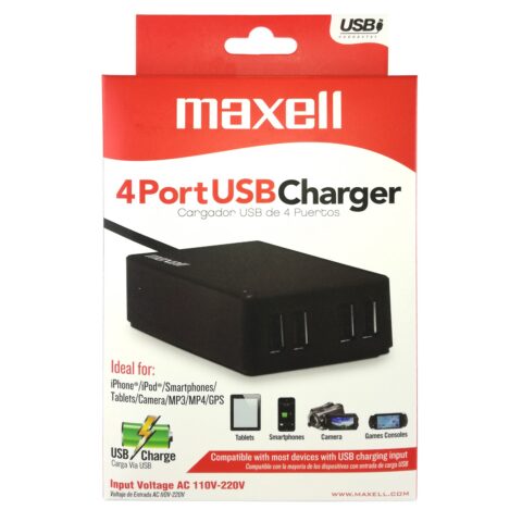 Maxell 4 Port USB Charger