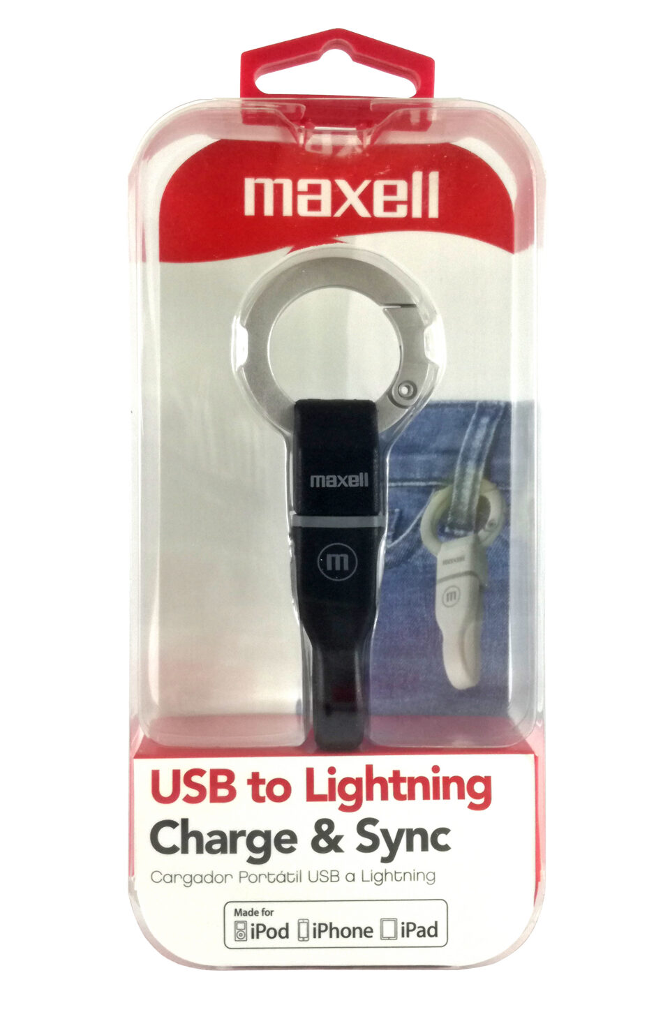 Maxell Micro USB to USB Keychain Cable, photo 3