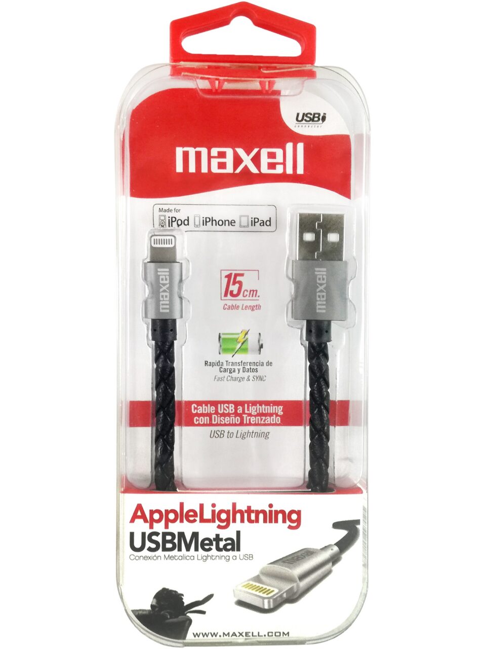 Maxell Micro USB to USB Metal Cable, photo 2