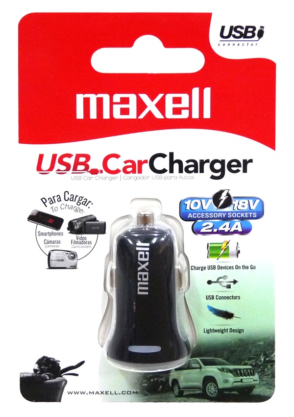 Maxell USB Car Charger 1 Port DUSB-201
