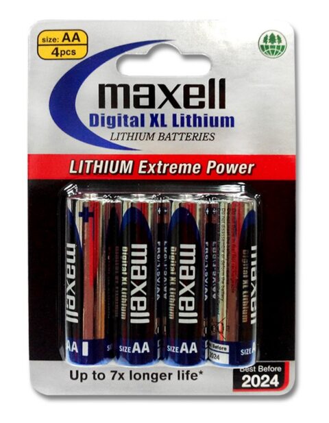 Maxell AA Digital XL Lithium Battery FR6