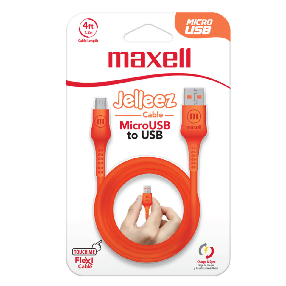 Maxell Micro USB to USB Jelleez Cable