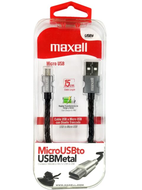 Maxell Micro USB to USB Metal Cable