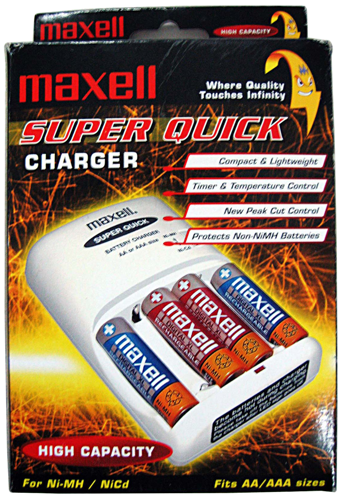 Maxell Super Quick Battery Charger S4MHEN