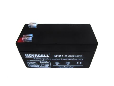 Novacell Sealed Lead Acid Battery 12V/1.2AH