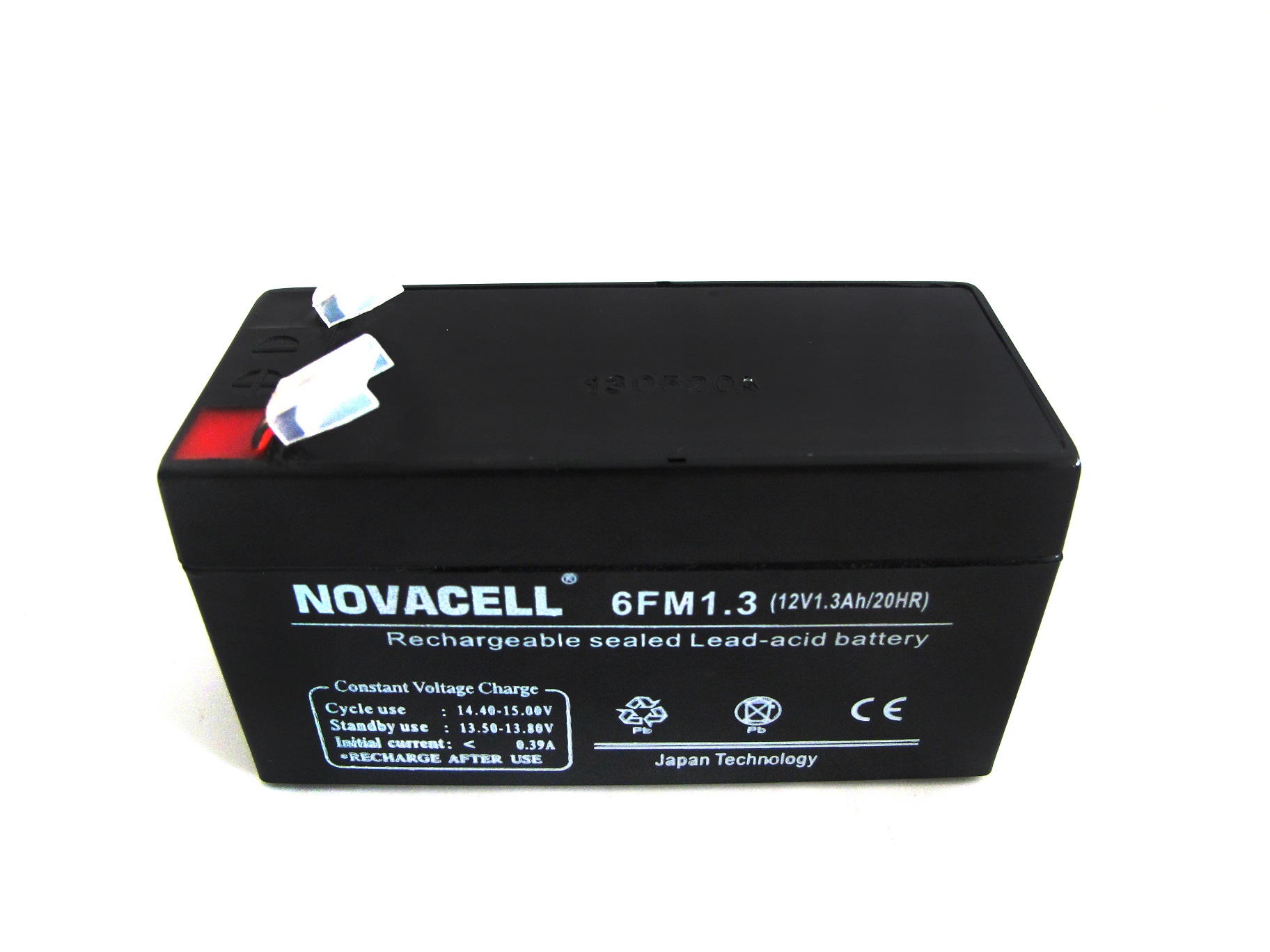 Novacell Sealed Lead Acid Battery 12V/1.3AH