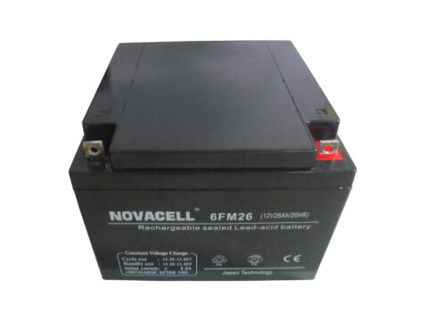 Novacell Sealed Lead Acid Battery 12V/26AH