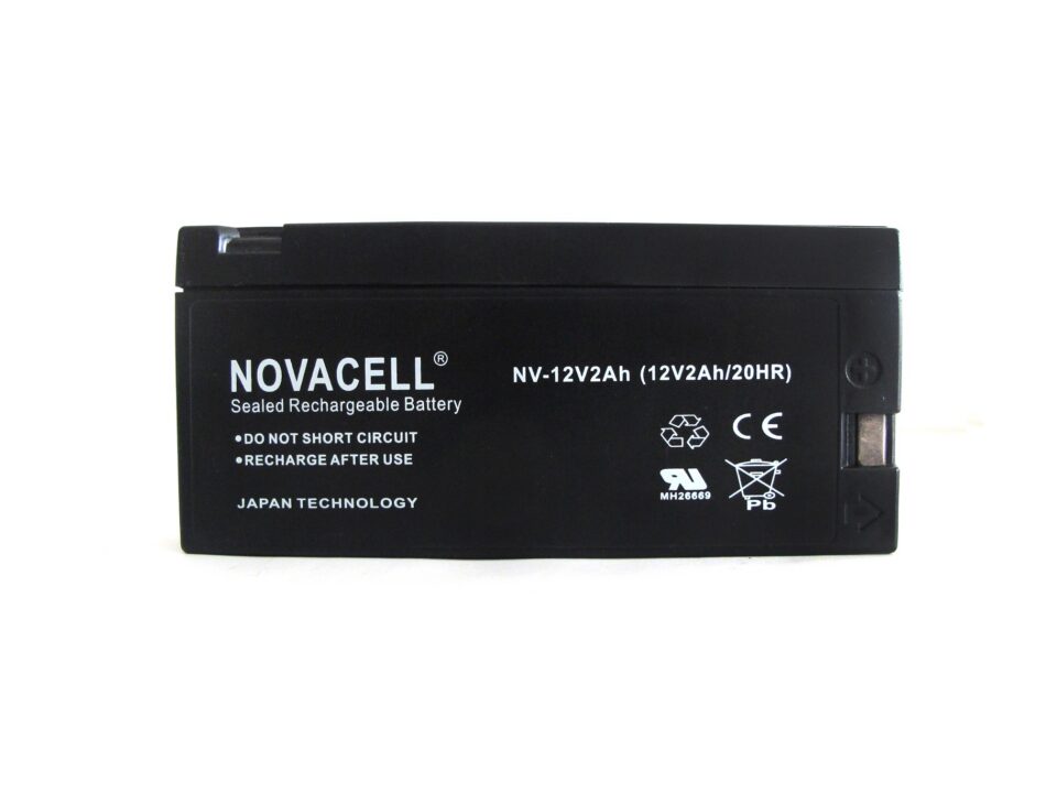 Novacell Sealed Lead Acid Battery 12V/2AH Side Slide