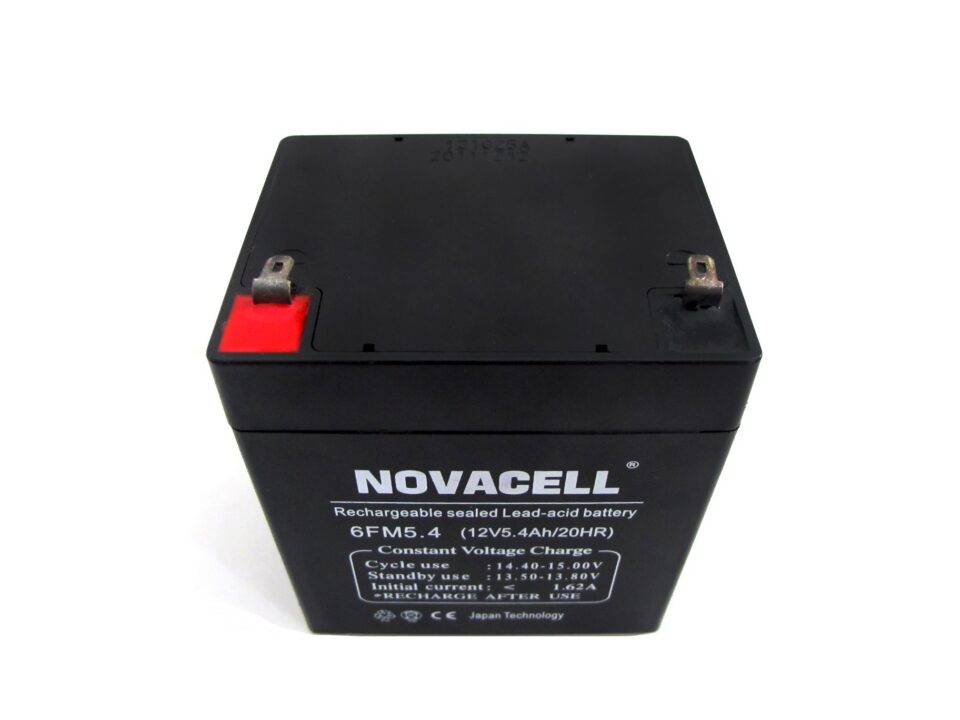 Novacell Sealed Lead Acid Battery 12V/5.4AH