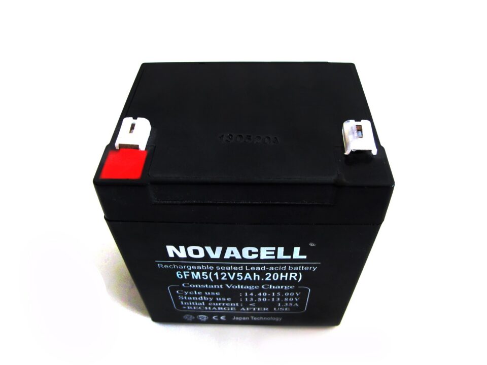 Novacell Sealed Lead Acid Battery 12V/5AH