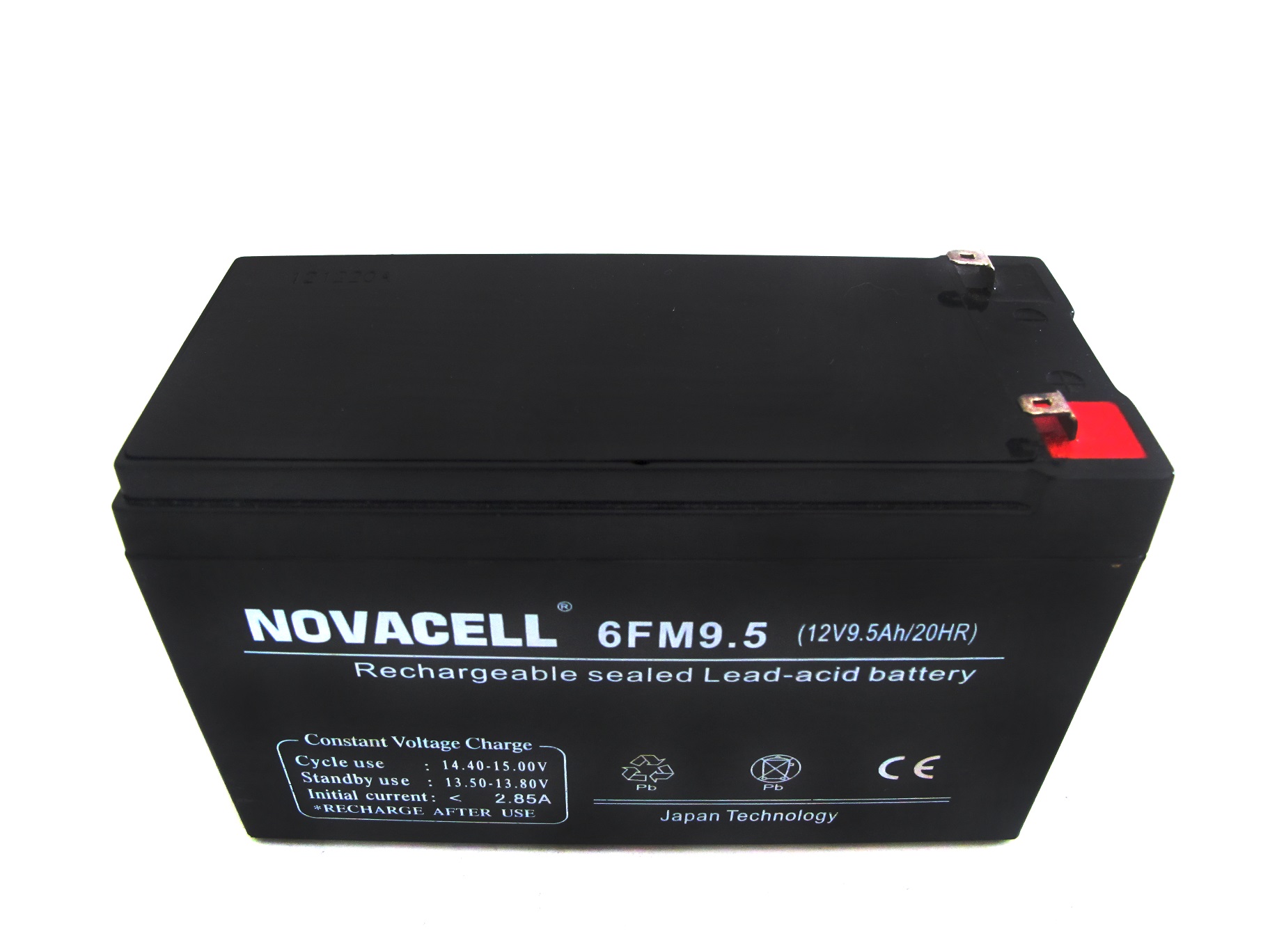 Novacell Sealed Lead Acid Battery 12V/9.5AH