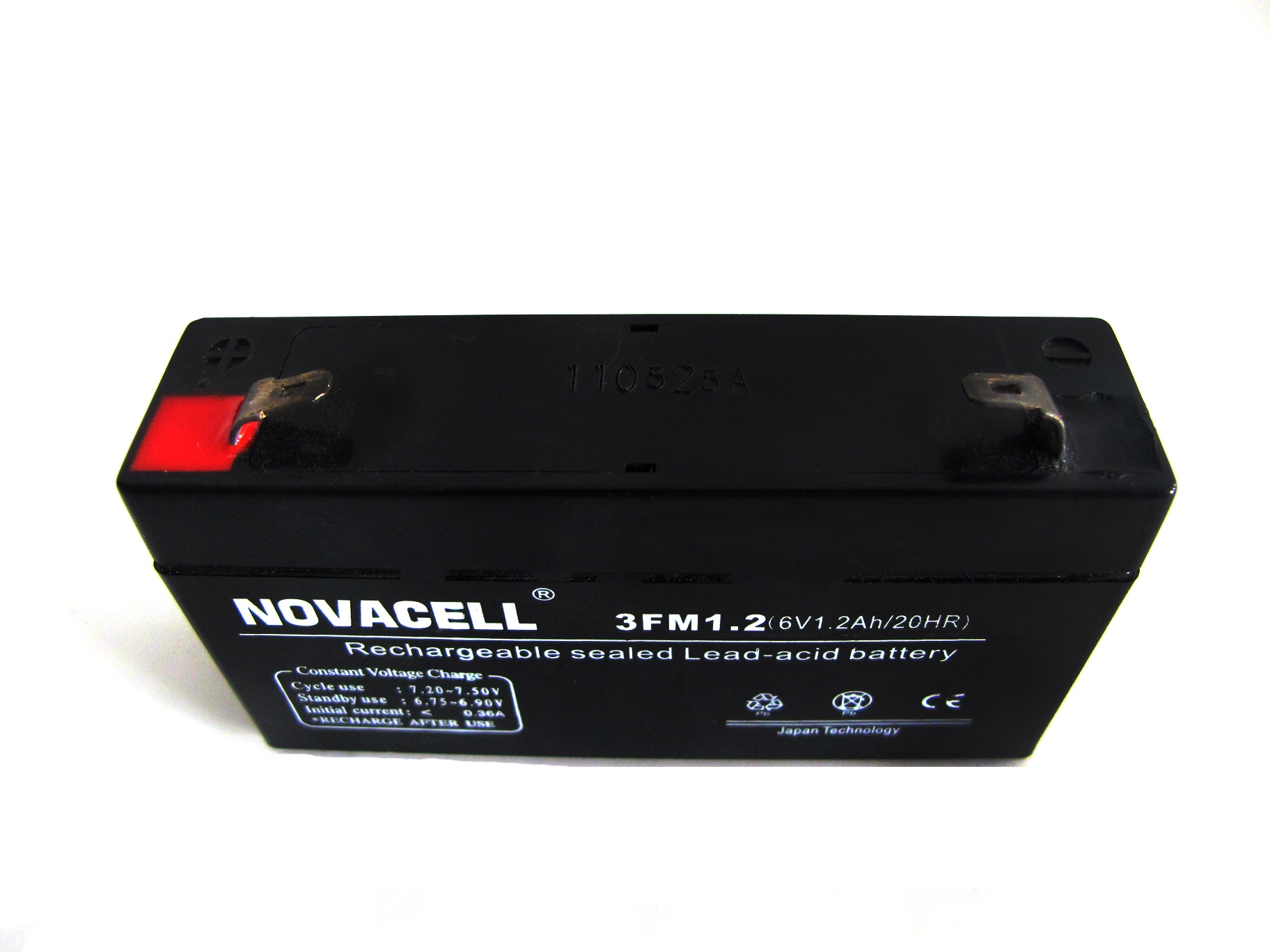 Novacell Sealed Lead Acid Battery 6V/1.2AH