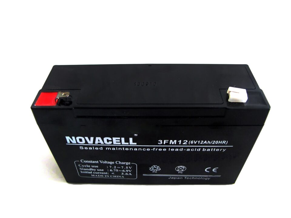 Novacell Sealed Lead Acid Battery 6V/12AH
