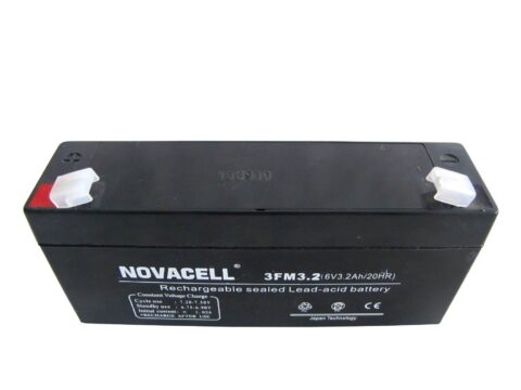 Novacell Sealed Lead Acid Battery 6V/3.2AH