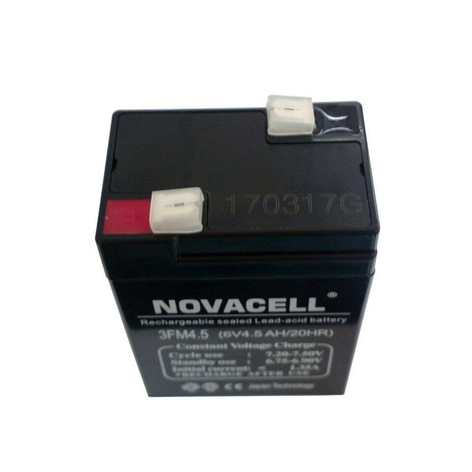 Novacell Sealed Lead Acid Battery 6V/4.5AH