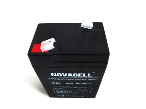 Novacell Sealed Lead Acid Battery 6V/4AH