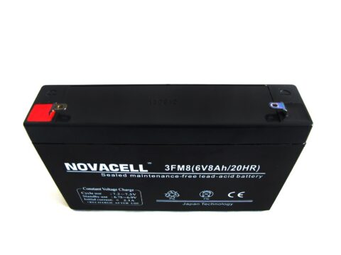 Novacell Sealed Lead Acid Battery 6V/8AH
