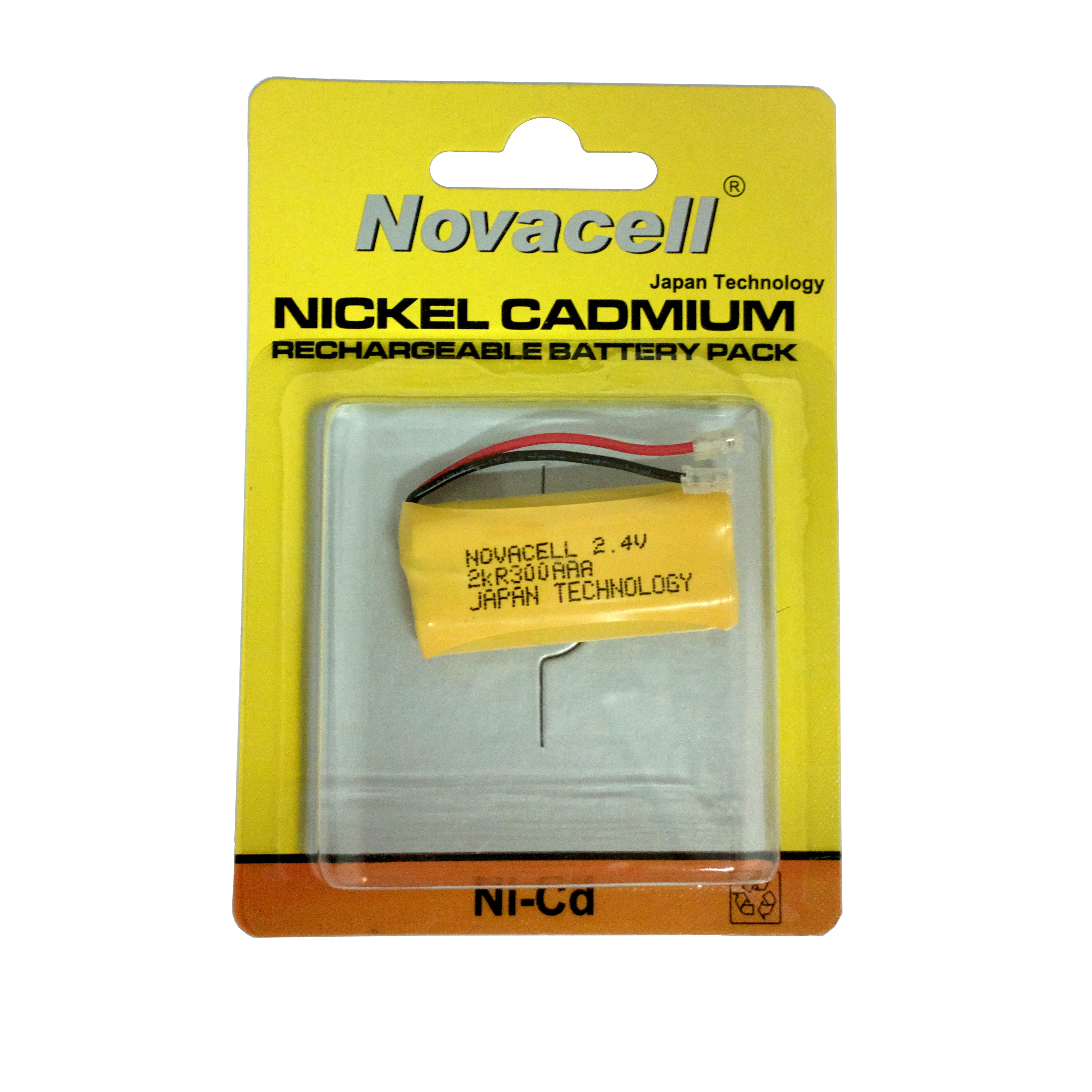 Novacell 2KR AAA Nickel Cadmium Battery NV-2KR300 AAA