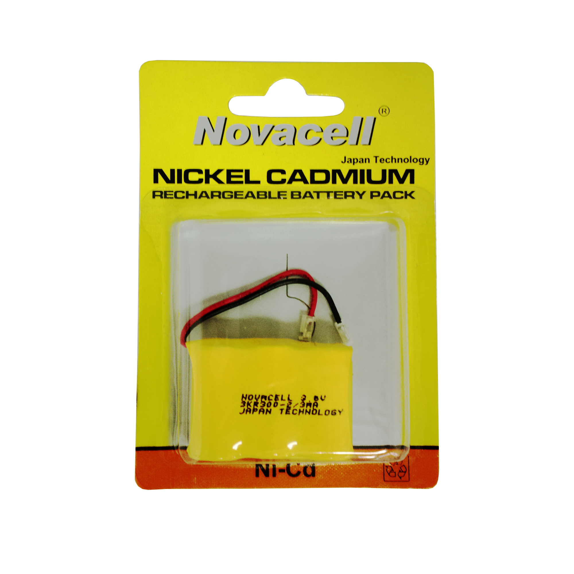 Novacell 3KR 2/3AA (P-301) Nickel Cadmium Battery NV-3KR300 2/3AA (P-301)