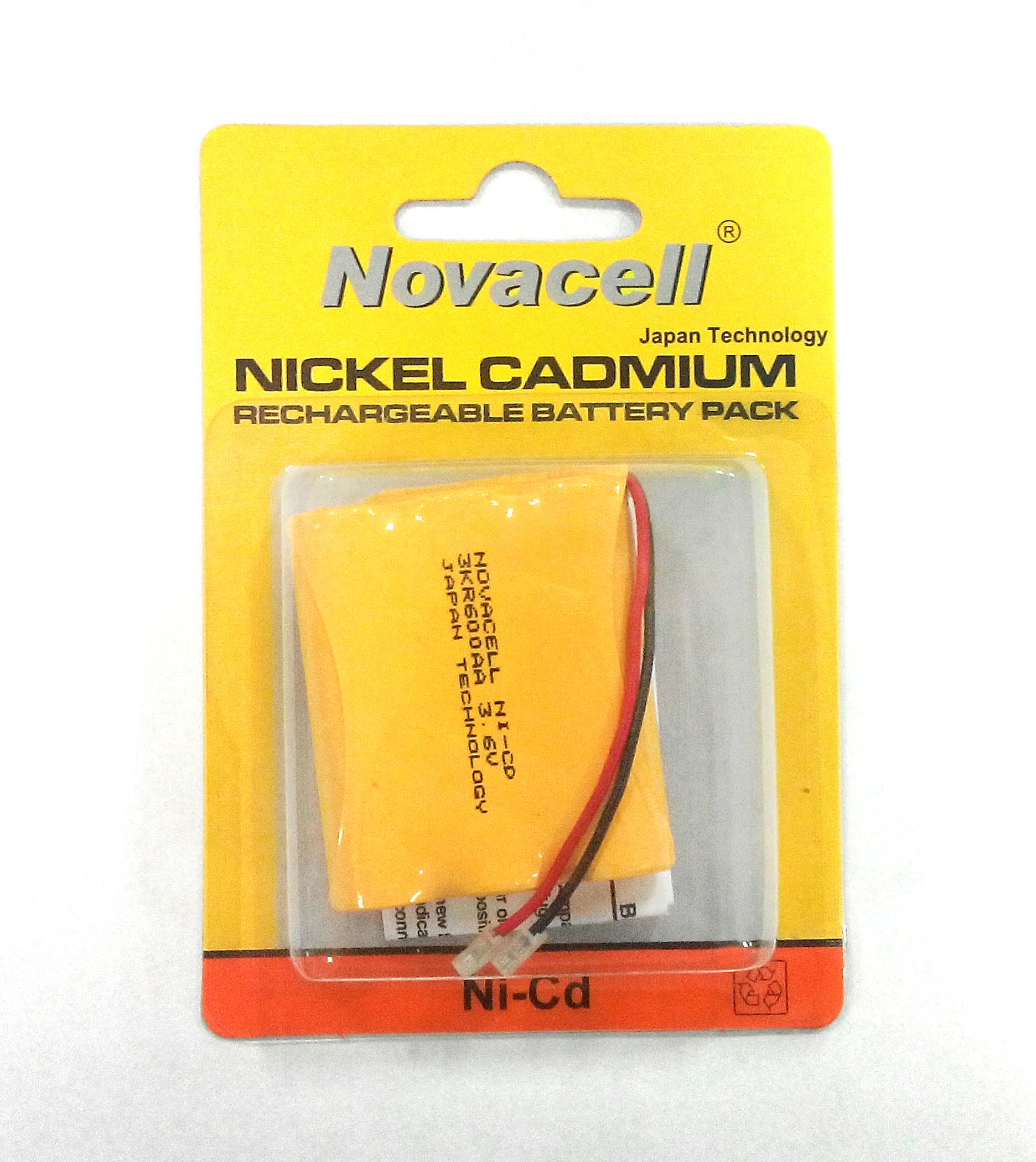 Novacell 3KR AA (P-501) Nickel Cadmium Battery NV-3KR600 AA (P-501)