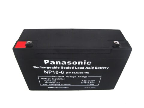 Panasonic Sealed Lead Acid Battery 6V/10Ah