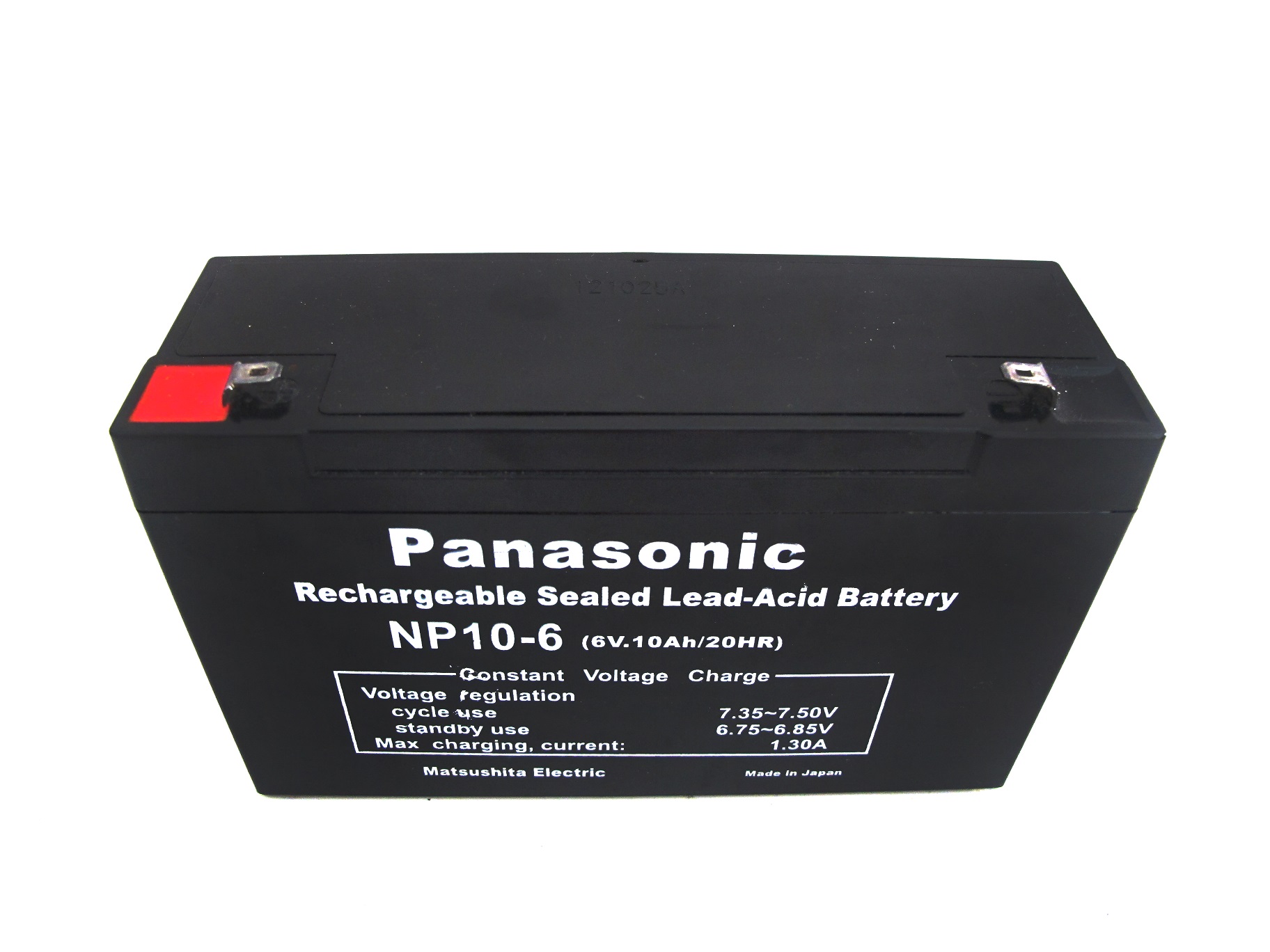 Panasonic Sealed Lead Acid Battery 6V/10Ah