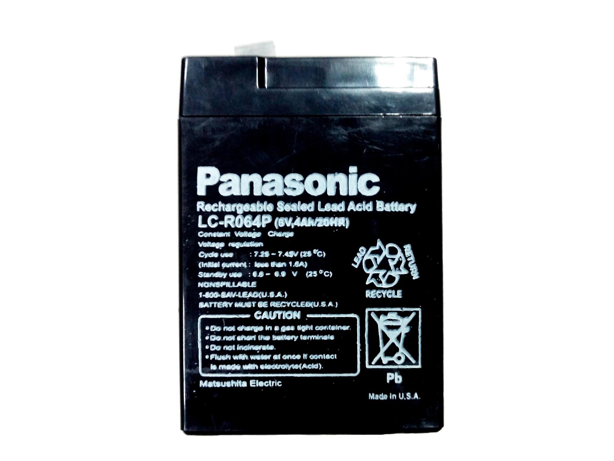 Panasonic Sealed Lead Acid Battery 6V/4Ah