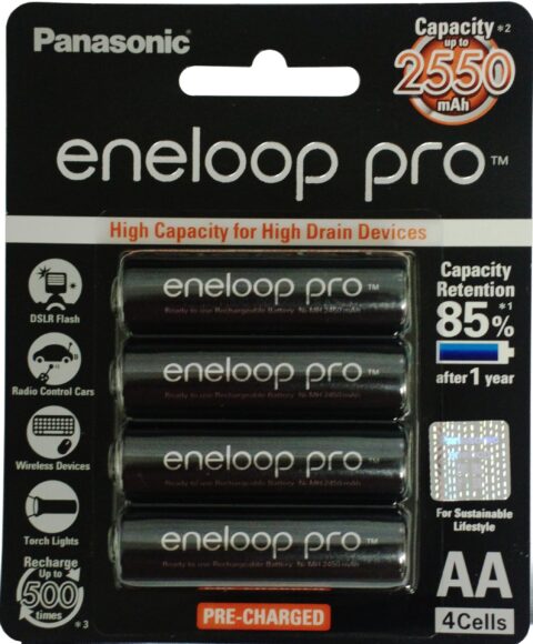 Panasonic AA Eneloop Pro Battery