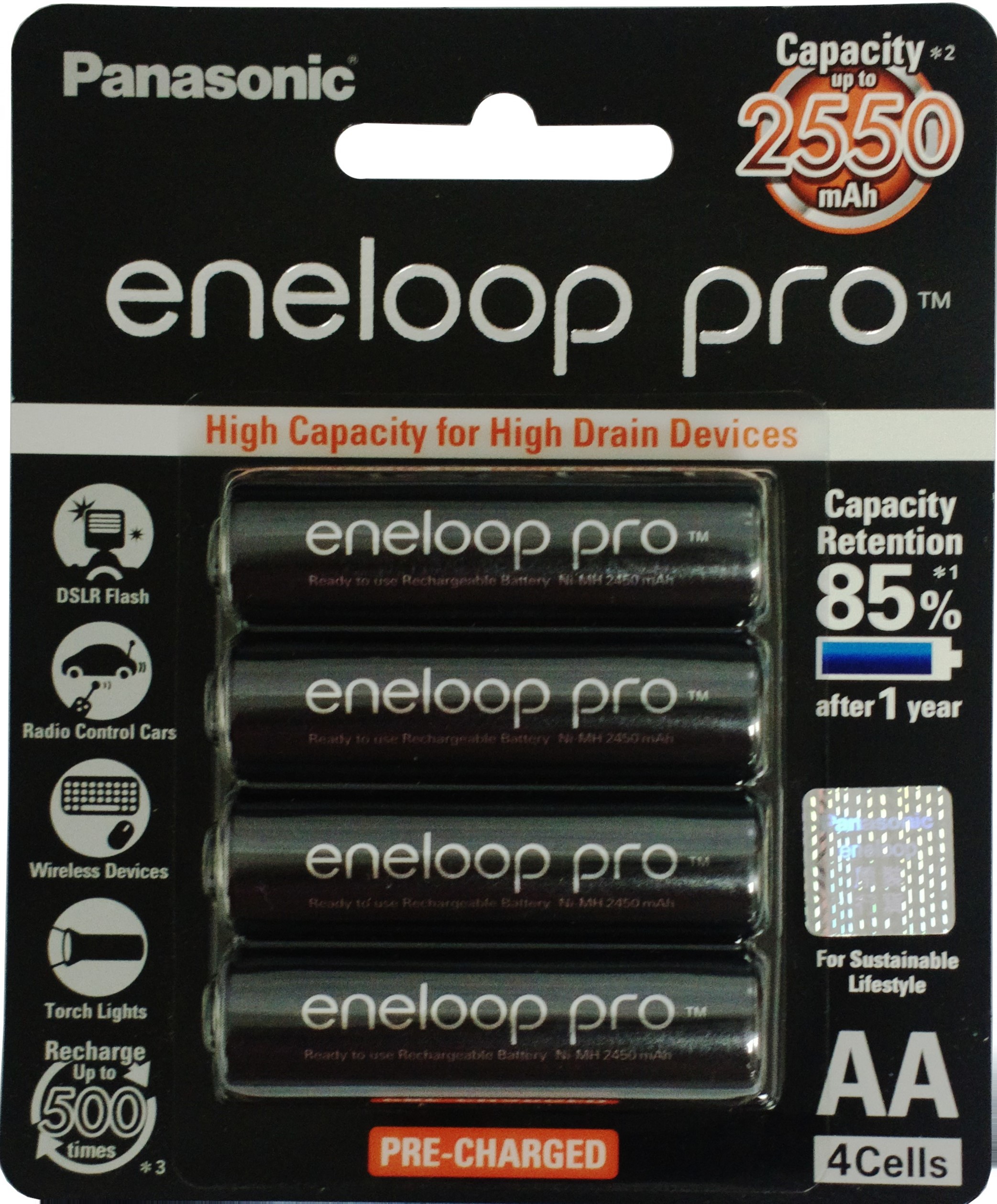 Panasonic AA Eneloop Pro Battery