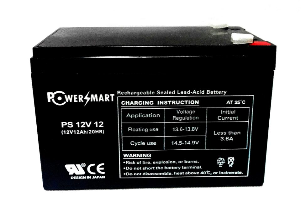 Powersmart Sealed Lead Acid Battery 12V/12AH