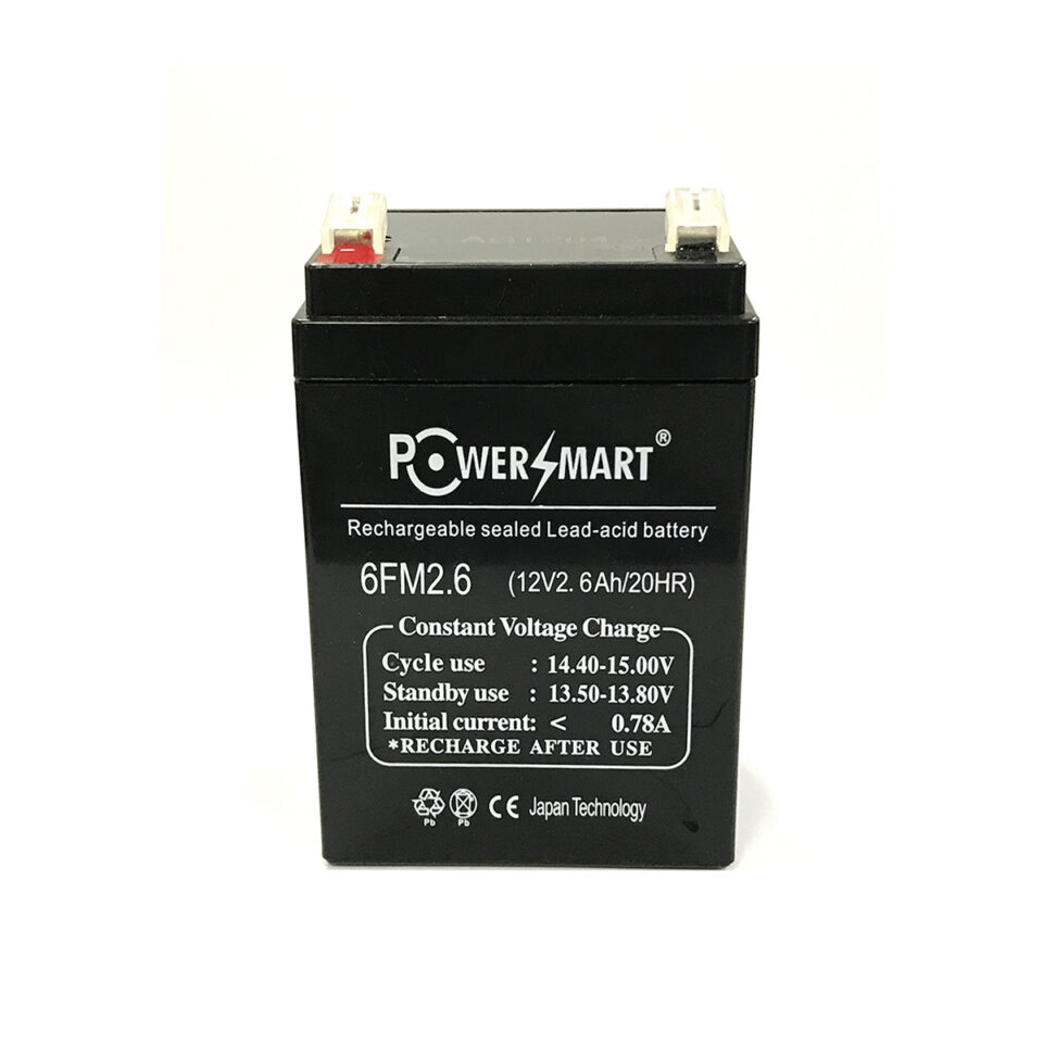 Powersmart Sealed Lead Acid Battery 12V/2.6AH