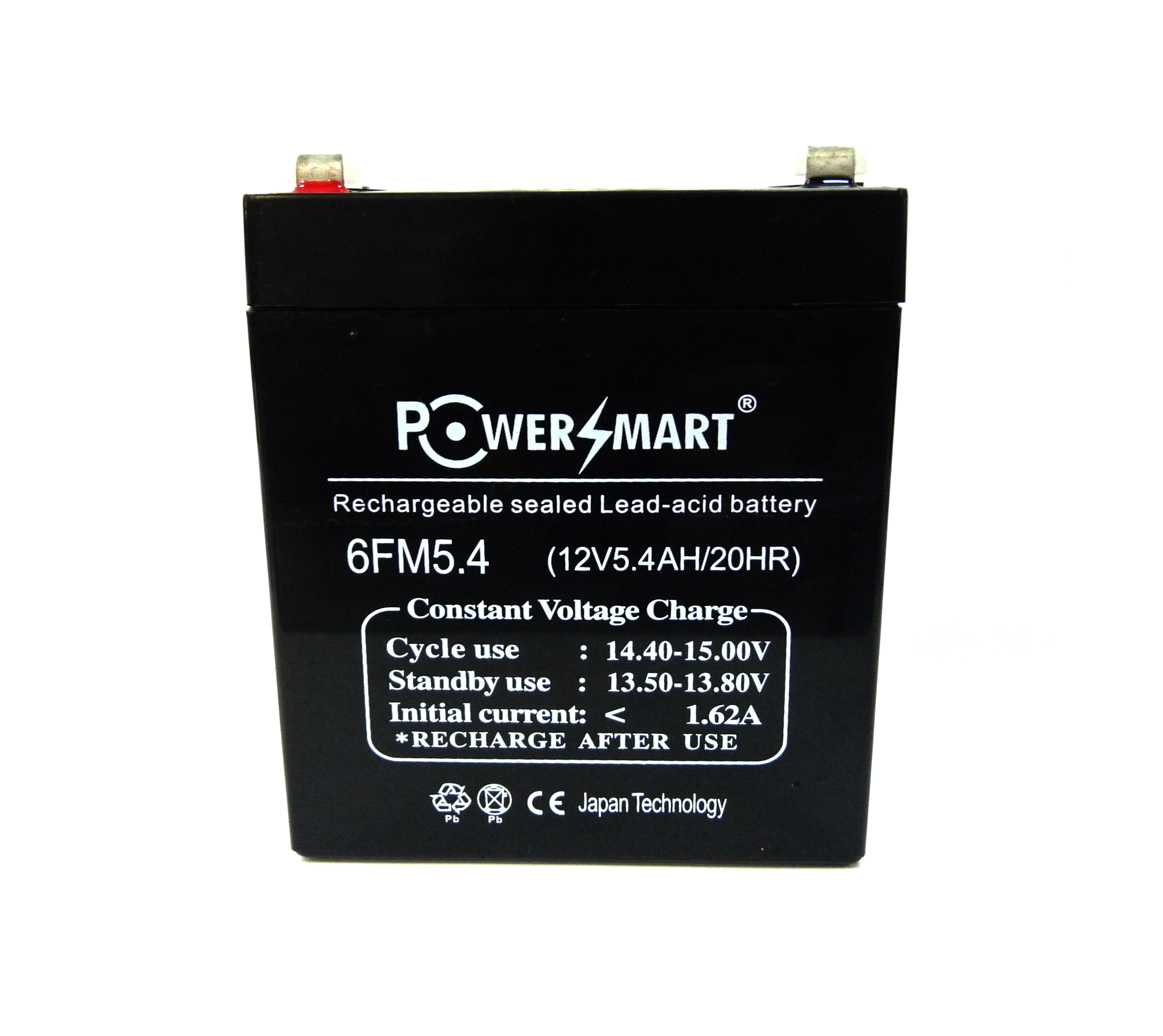 Powersmart Sealed Lead Acid Battery 12V/5.4AH