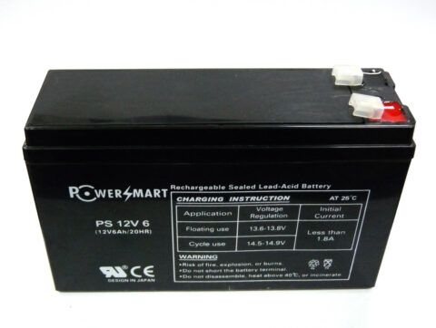 Powersmart Sealed Lead Acid Battery 12V/6AH