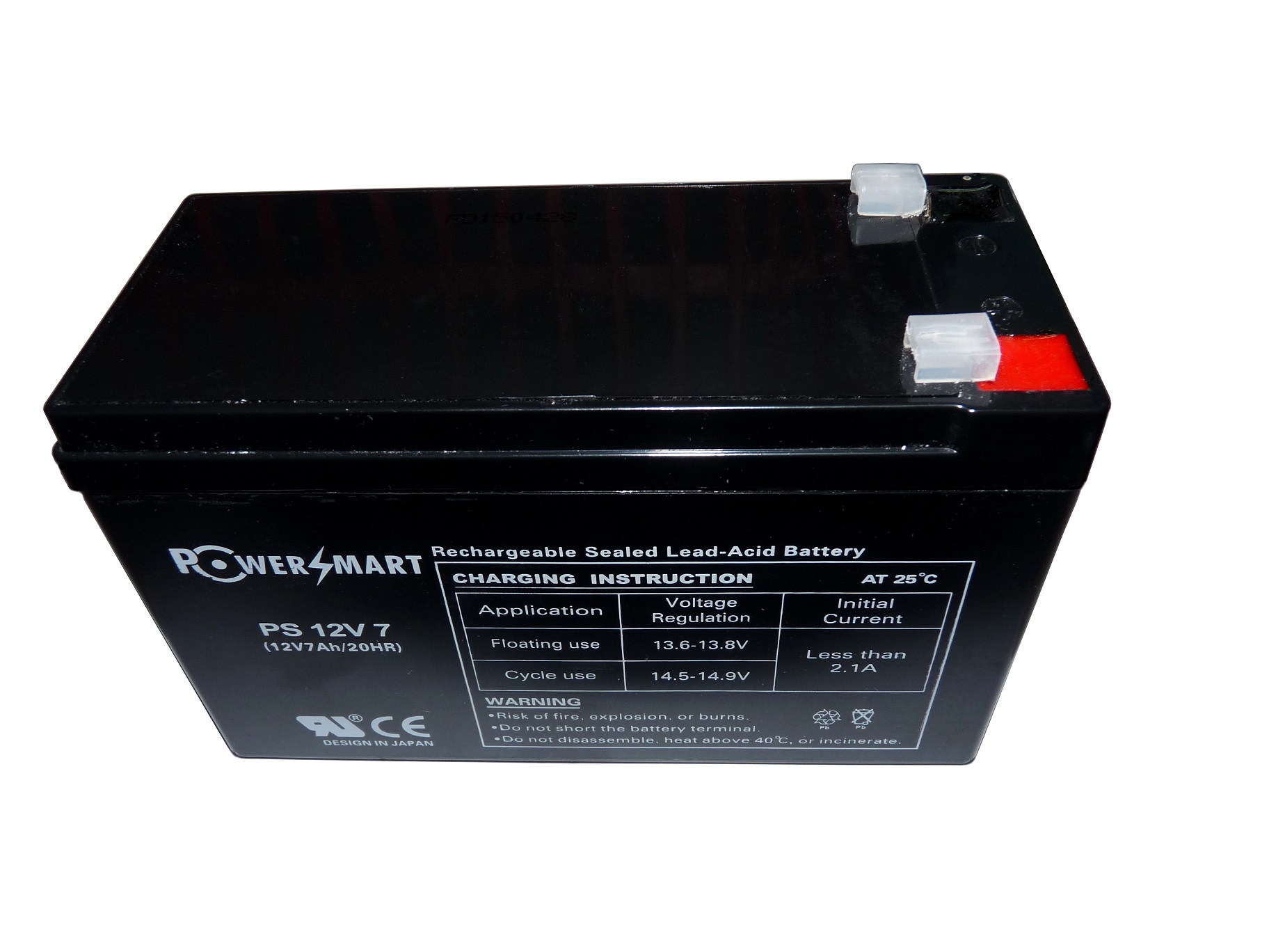 Powersmart Sealed Lead Acid Battery 12V/7AH