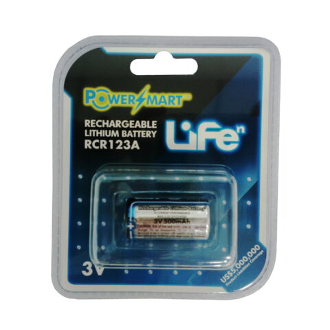 Powersmart Rechargeable Photo Battery RCR123A