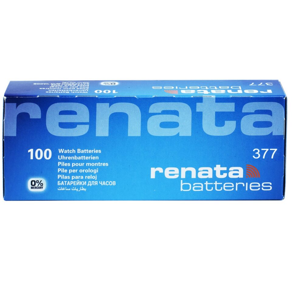 Renata Silver Oxide 0% Mercury battery 377 337 335 317 379 319 339 321 364 377 346 341 315 362 397, photo 2
