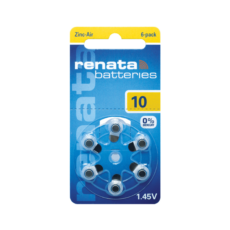 Renata Zinc Air Hearing Aid Battery ZA10 ZA13 ZA312 ZA675