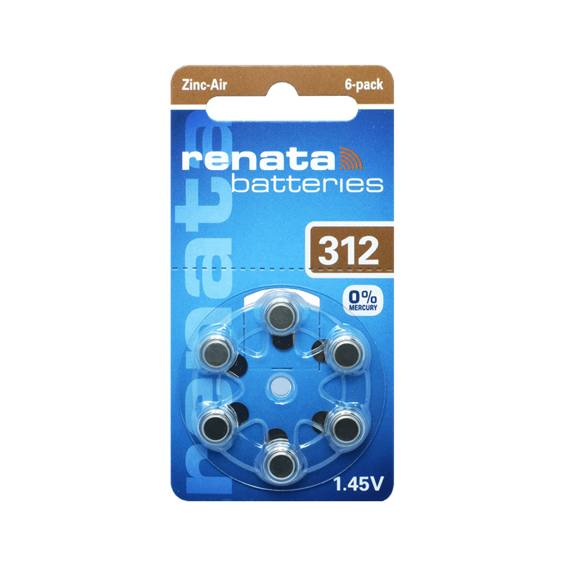 Renata Zinc Air Hearing Aid Battery ZA10 ZA13 ZA312 ZA675, photo 3