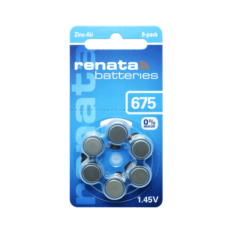 Renata Zinc Air Hearing Aid Battery ZA10 ZA13 ZA312 ZA675, photo 4